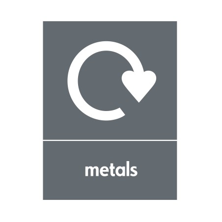 Metals Recycling Sign  | Rainbow Safety