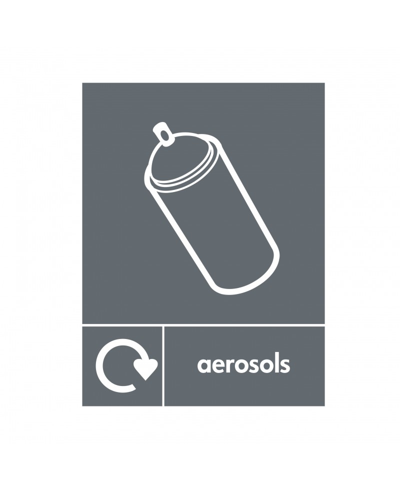 Aerosols Recycling Sign