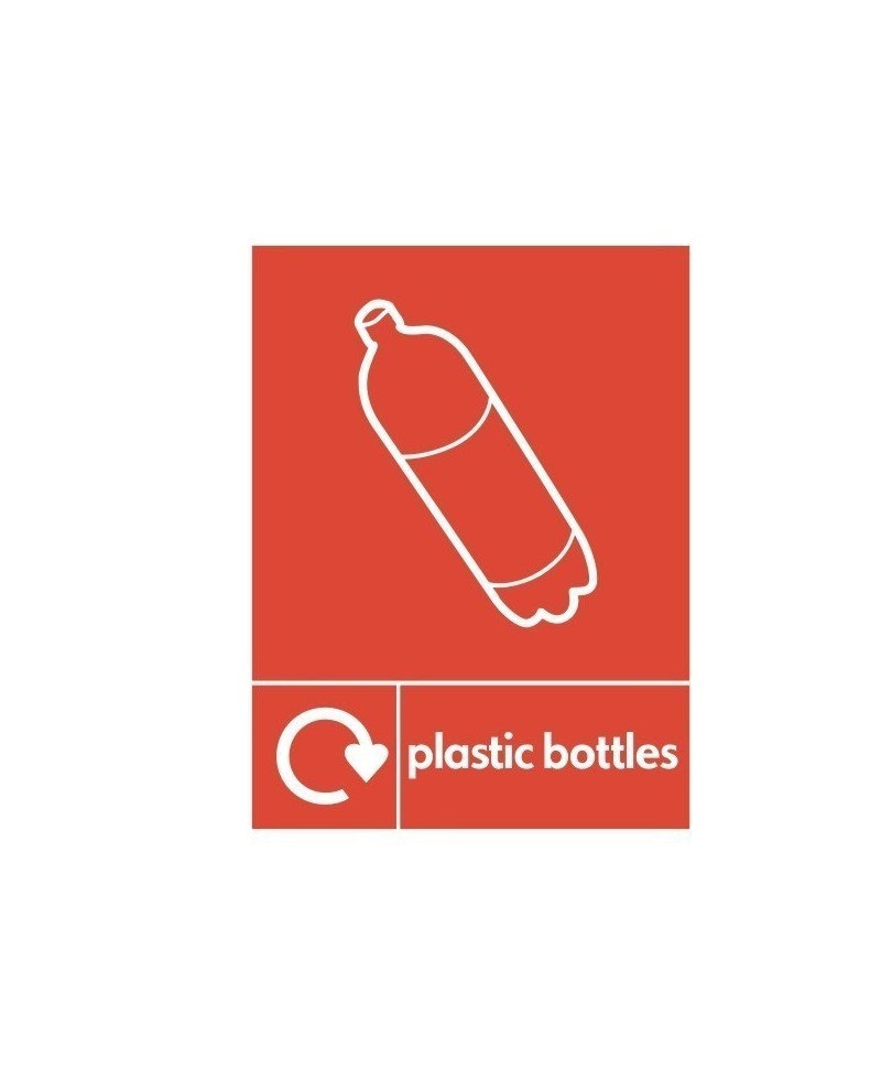 Plastic Bottles Recycling Sign