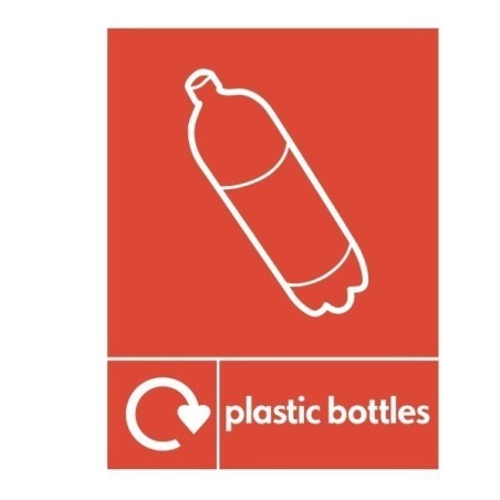 Plastic Bottles Recycling Sign  | Rainbow Safety