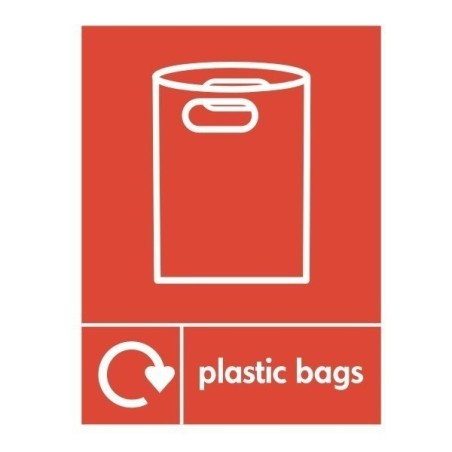 Plastic Bags Recycling Sign  | Rainbow Safety