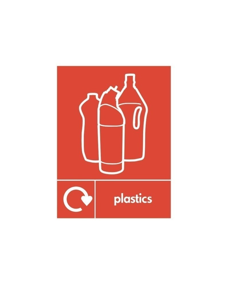 Plastics Recycling Sign