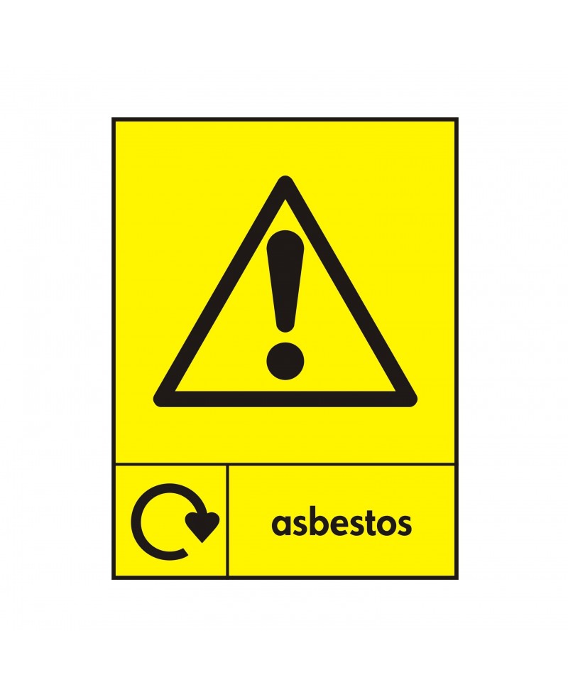 Asbestos Recycling Sign