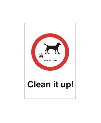 Clean It Up Custom Text Sign