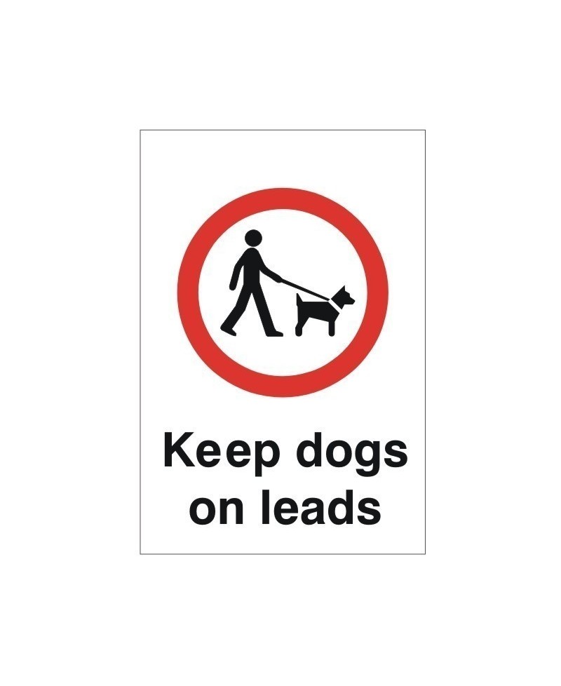 Keep Dogs On Leads Sign