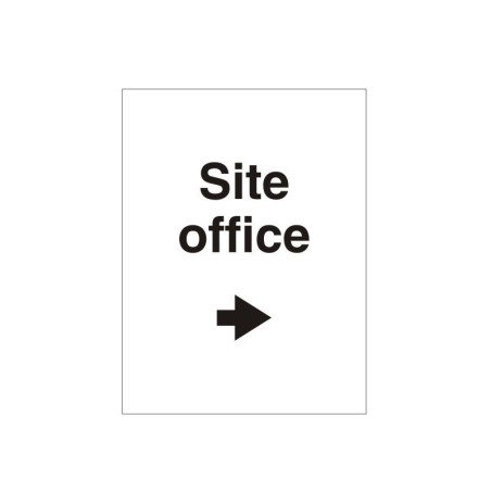 Site Office Arrow Right Sign