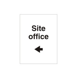 Site Office Arrow Left Sign