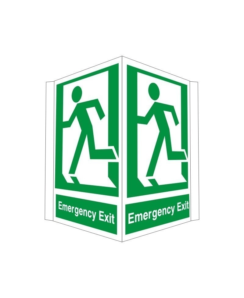 Emergency Exit Projecting Sign