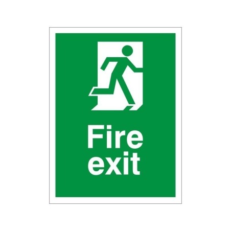 Non Slip Fire Exit Floor Sign