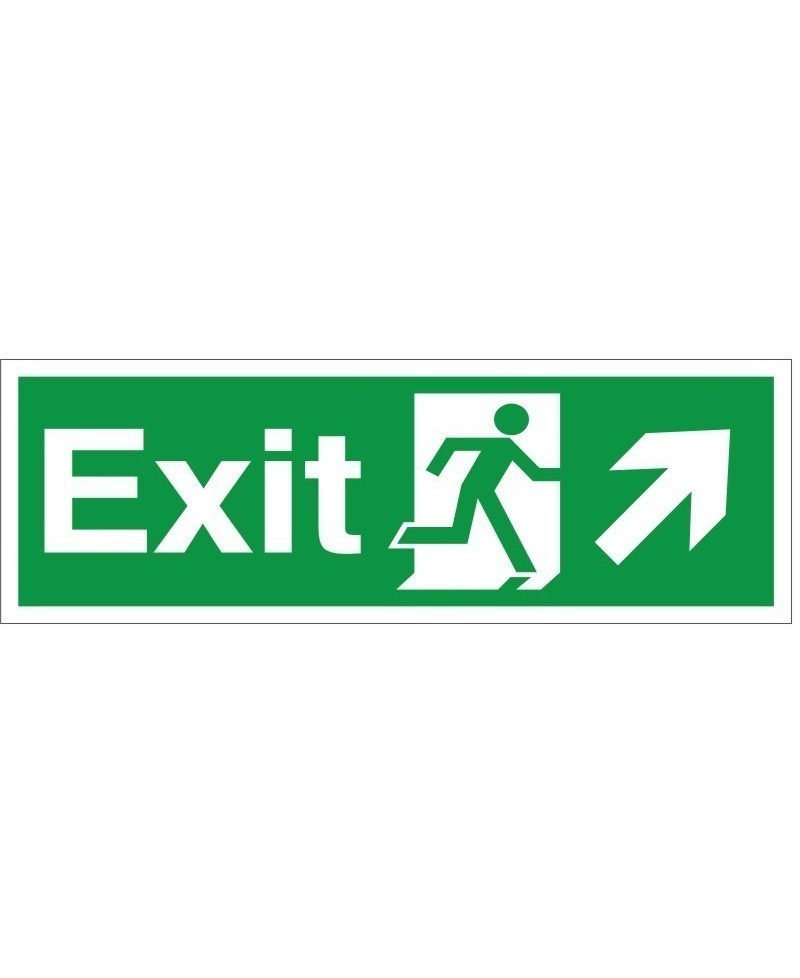 Exit Arrow Up Right Sign