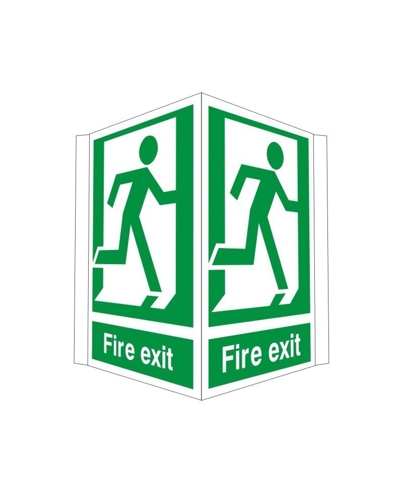 Fire Exit Projecting Sign