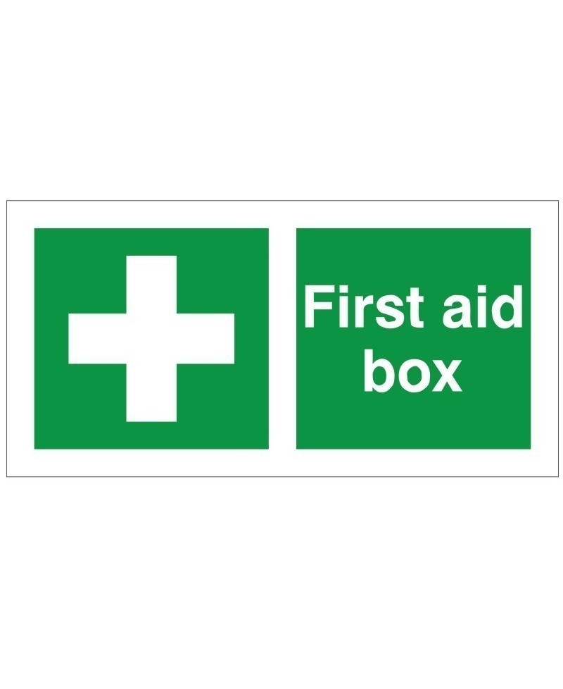 First Aid Box Sign