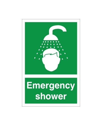Emergency Shower First Aid Sign 200mm x 300mm
