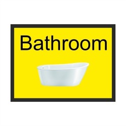 Bathroom Dementia Door Sign