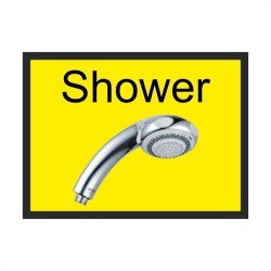 Shower Dementia Door Sign