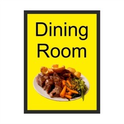 Dining Room Dementia Door Sign