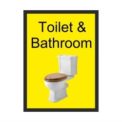Toilet & Bathroom Dementia Door Sign