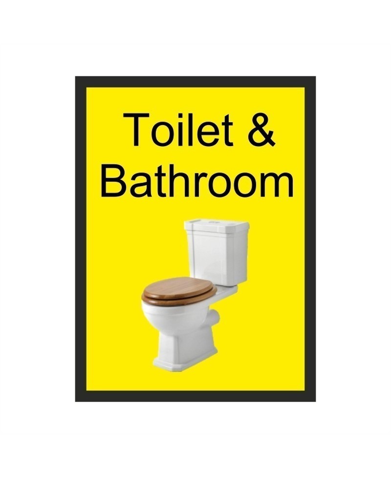 Toilet & Bathroom Dementia Sign 200 x 300mm