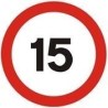 15 MPH Traffic Sign