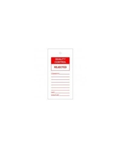 Quality Control Reject Tags Pack Of 10
