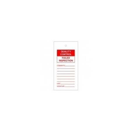 Failed Inspection Quality Control Tags Pack Of 10