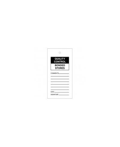 Quality Control Bounded Stores Tags Pack Of 10