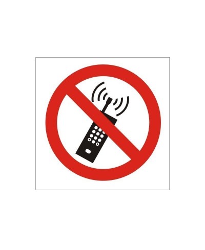No Mobile Phone Sign 200 x 200mm