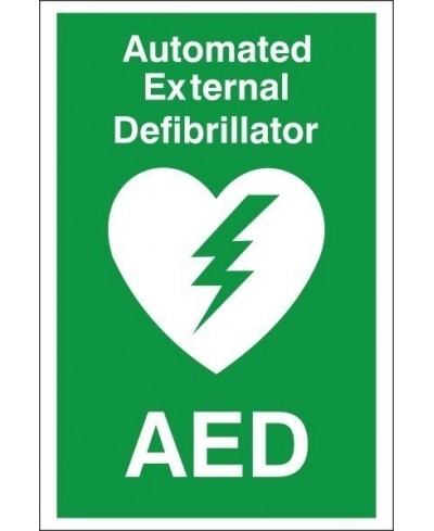 Automated External AED Defibrillator - 200mm x 300mm