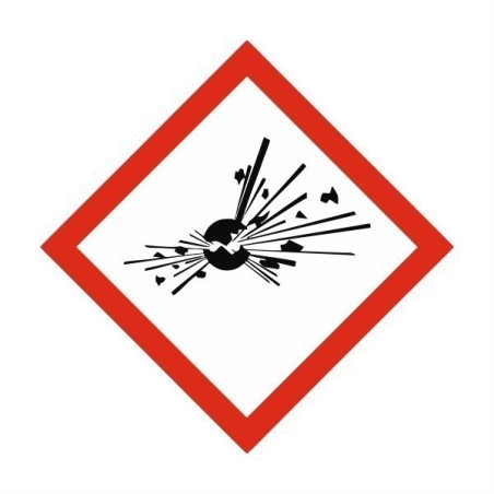 Explosive Label Sticker 100X100mm