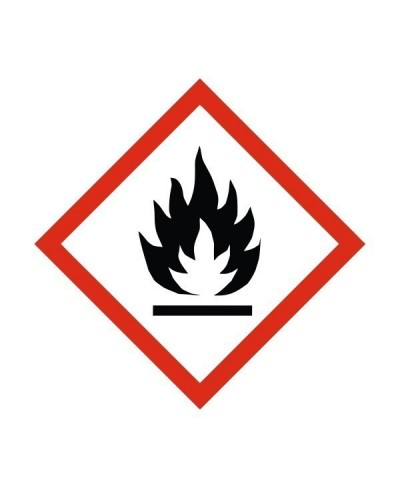 Highly Flammable Label Sticker 100X100mm