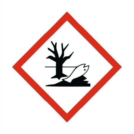 Hazardous To The Enviroment Label Sticker 100X100mm