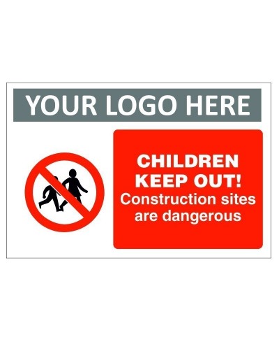 Children Keep Out Sign With or Without Your Logo