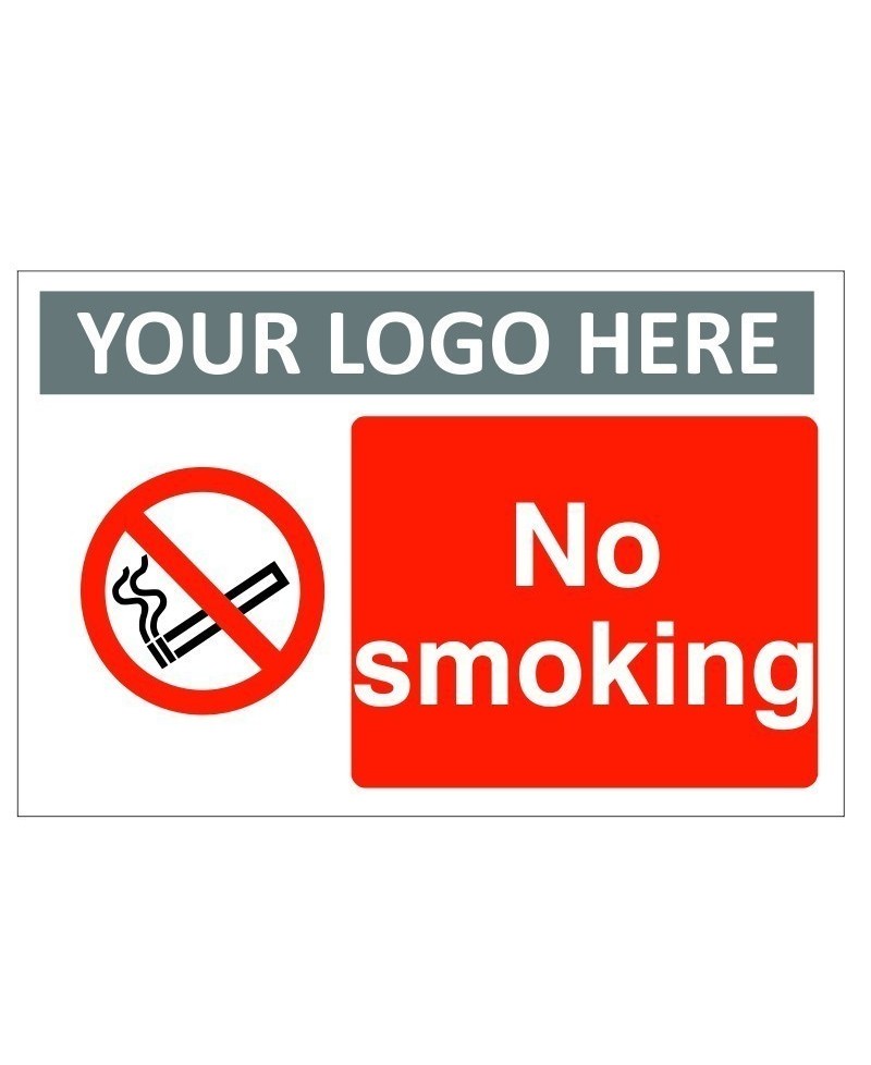No Smoking Sign With or Without Your Logo