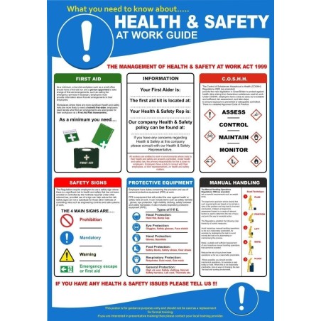 Health And Safety Poster