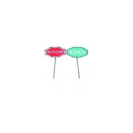 Double Sided Stop / Go Lollypop