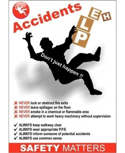 Accidents help 420x595mm poster