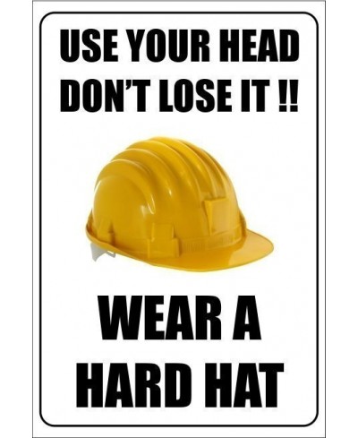 Use your head don't lose it!! 400x600mm poster