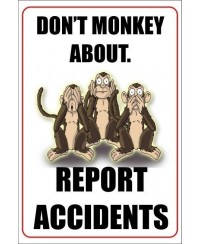 report accidents poster 400x600mm