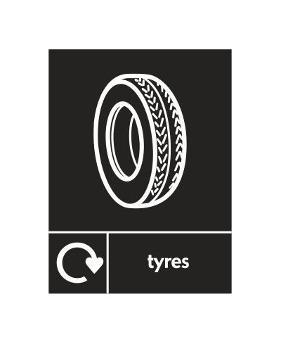 tyres Recycling Sign 