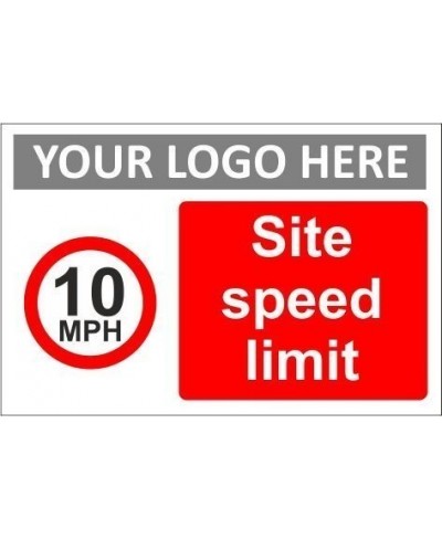Site speed limit sign with or without your logo