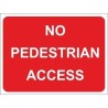 Caution mud on road 600x450mm stanchion sign