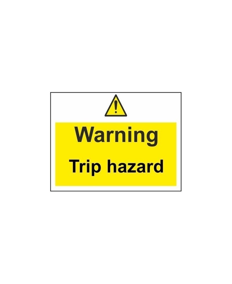 warning open pit 600x450mm stanchion sign