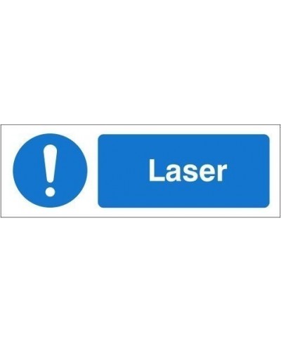 Laser Equipment Label - 50mm x 20mm
