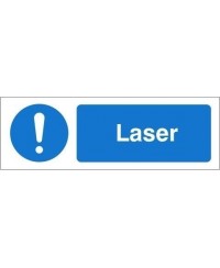 Laser Equipment Label - 50mm x 20mm