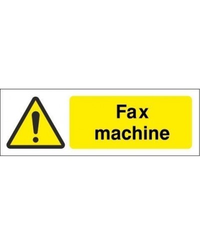 Fax Machine Equipment Label - 50mm x 20mm
