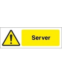 Server Equipment Label - 50mm x 20mm