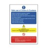 Safe Use Of Ovens And Cookers Hygiene Sign - 200mm x 300mm