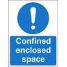 Confined Enclosed Space Mandatory Sign