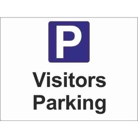 Visitors Parking Sign