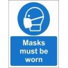 Masks Must Be Worn Mandatory Sign